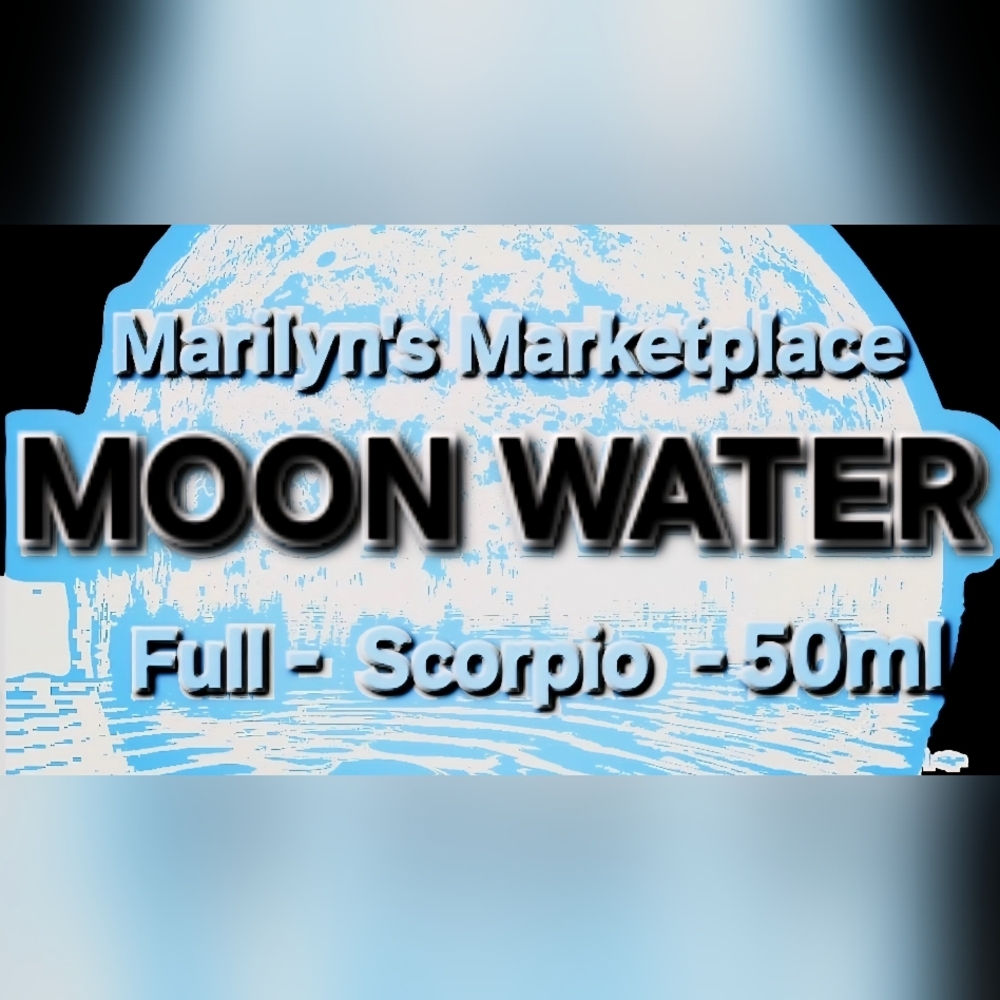 Scorpio Charged - Full MOON WATER -50ml -Now Half Off